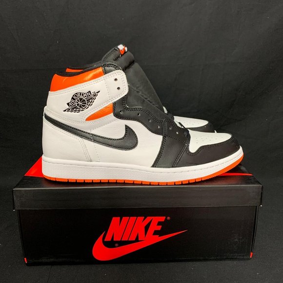 Jordan 1 Retro high Electro Orange Sz Men's 9.5/W.